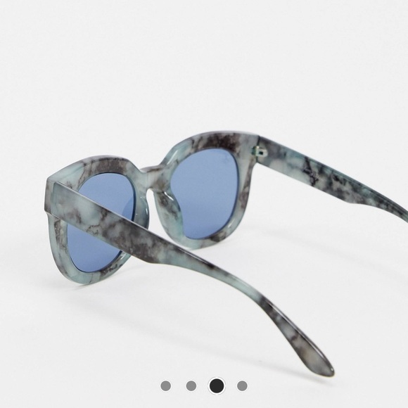 Jeepers peepers blue marble sunglasses - Picture 2 of 7